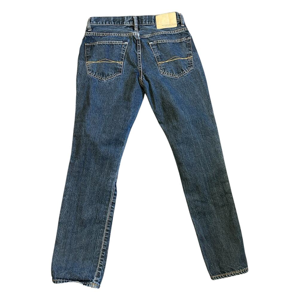 Aeropostale Denim Slim Straight Jeans Men’s Boys 29x32 Blue Button‎ Fly Casual